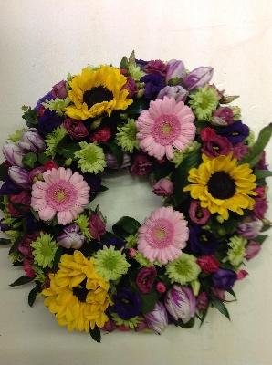 Sunflower Wreath