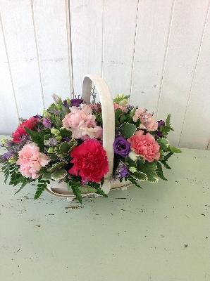 Mix Carnation Basket