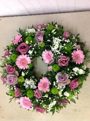 Pink & Lilac Wreath