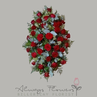 All Rose Casket Spray