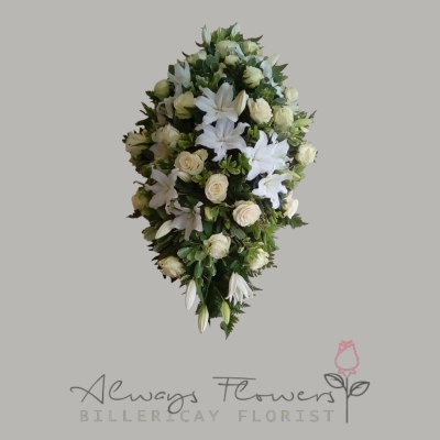 Lily & Rose Casket Spray