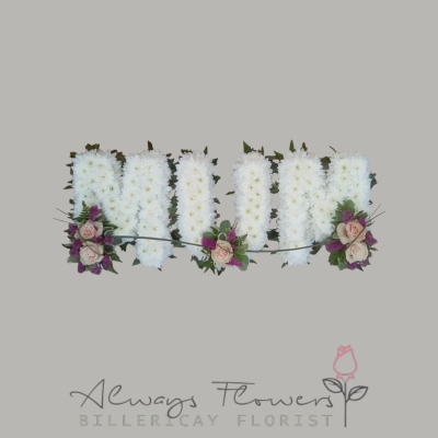 Mum Based with Foliage edge