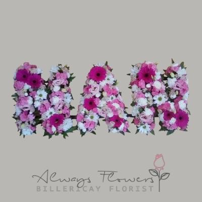 Personalised Letters Loose Flowers