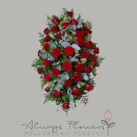 All Rose Casket Spray